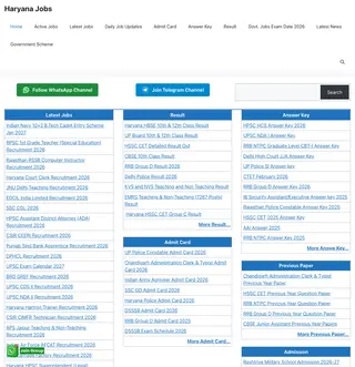 Haryana Jobs platform preview