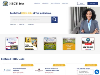 HBCU Jobs platform preview