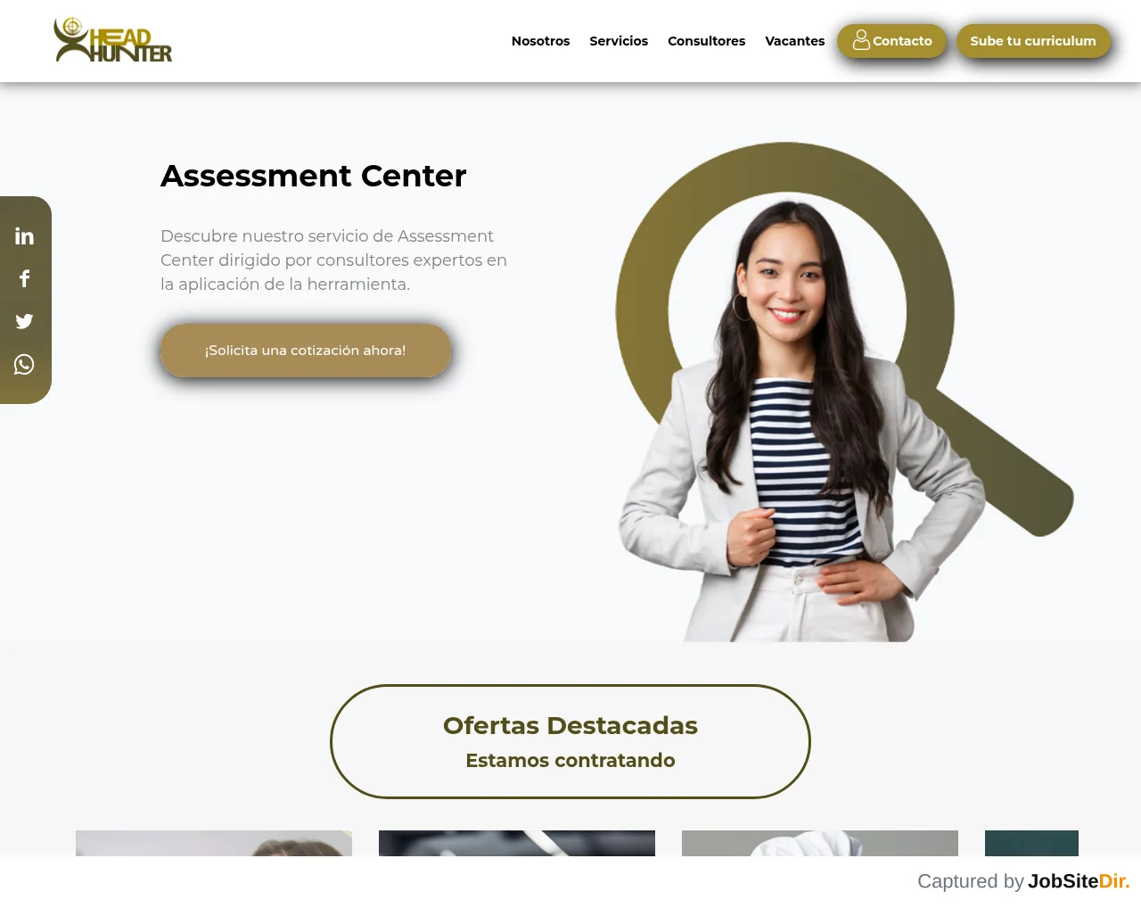 Head Hunter México website screenshot