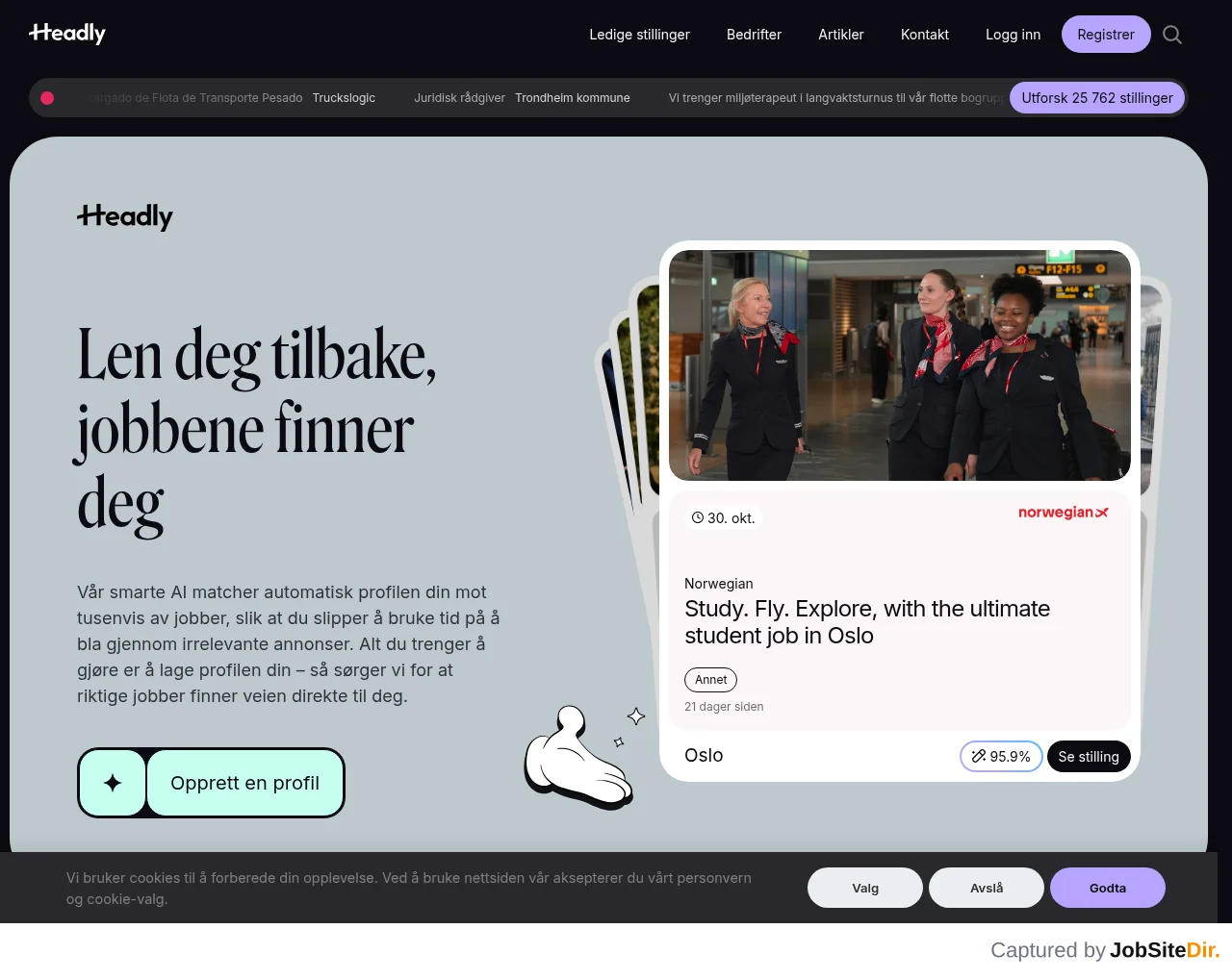 Headly screenshot Headly website screenshot