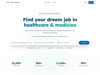 HealthJobsNow screenshot preview HealthJobsNow screenshot preview