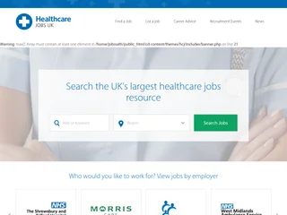 Healthcare Jobs UK screenshot preview