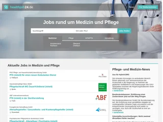 healthjob24.de platform preview