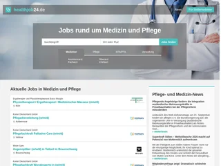 healthjob24.de screenshot preview