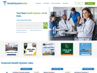Health System Jobs platform preview