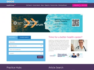 HealthTimes platform preview HealthTimes platform preview