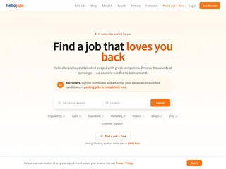 HelloJobs platform preview