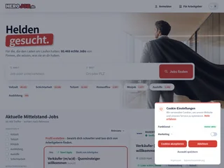 HeroJob platform preview