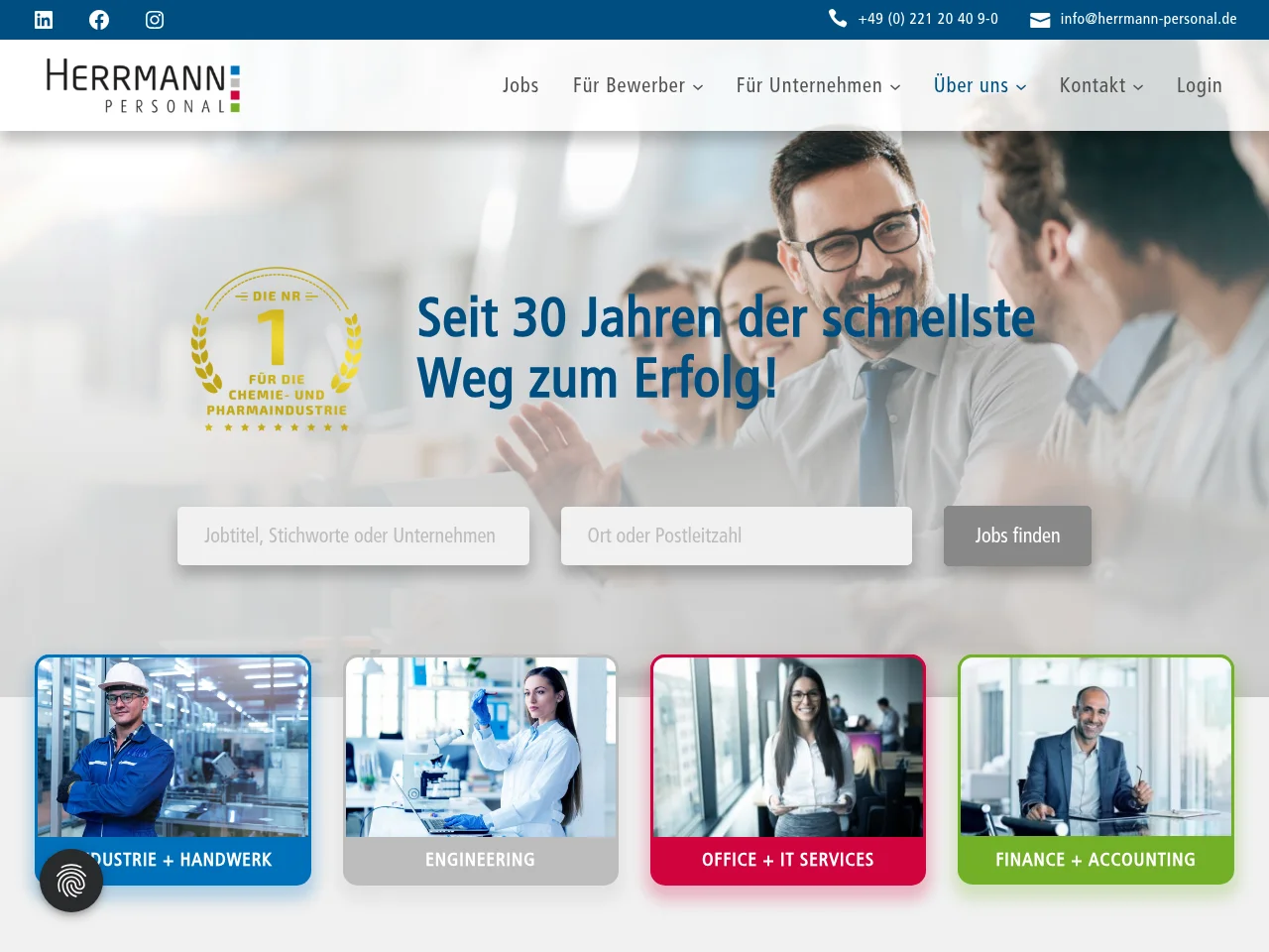 Herrmann Personal website screenshot