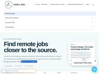 Hidden Jobs platform preview Hidden Jobs platform preview