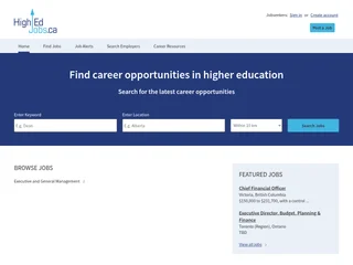 High Ed Jobs screenshot preview