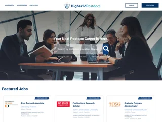 HigherEd Postdocs platform preview HigherEd Postdocs platform preview