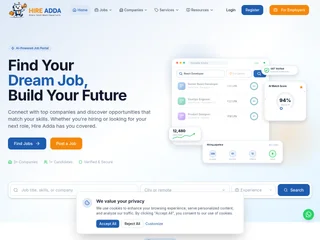 Hire Adda platform preview Hire Adda platform preview
