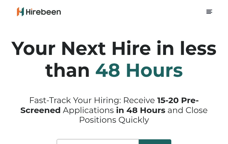HireBeen screenshot HireBeen job board platform screenshot showing job search interface