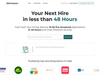 HireBeen platform preview HireBeen platform preview
