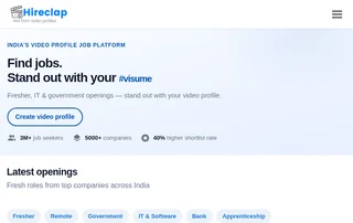Hireclap screenshot preview