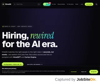HiredAI platform preview HiredAI platform preview