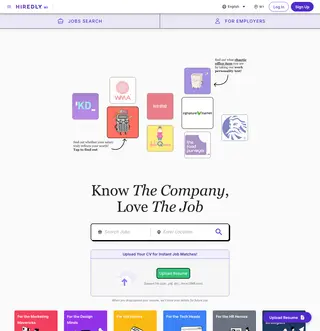 Hiredly platform preview