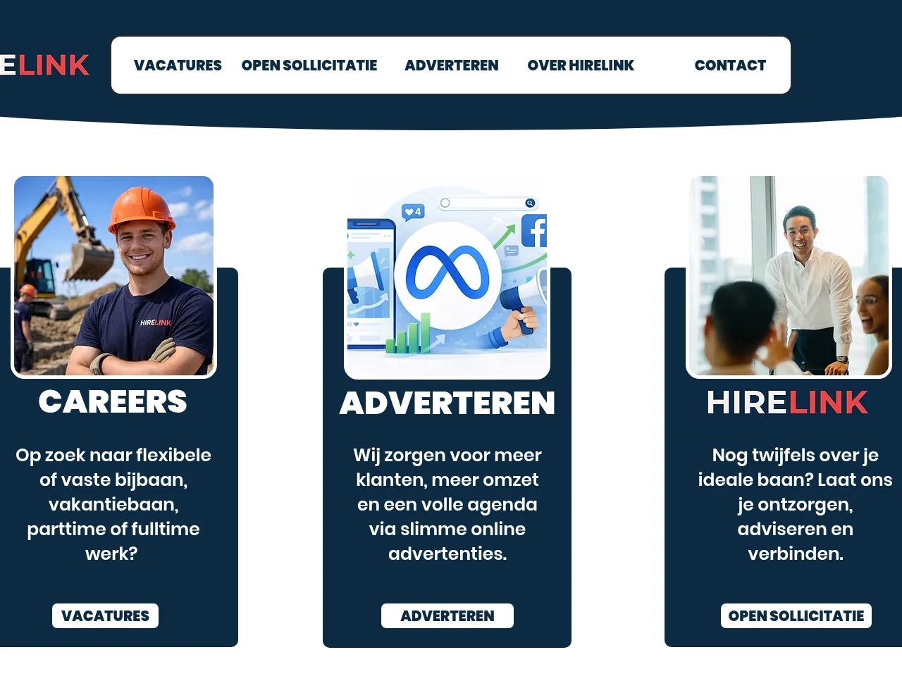 Hirelink screenshot Hirelink job board platform screenshot showing job search interface