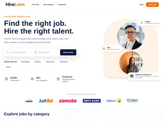 HireLom screenshot preview HireLom screenshot preview