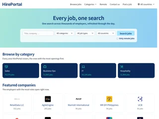 HirePortal screenshot preview