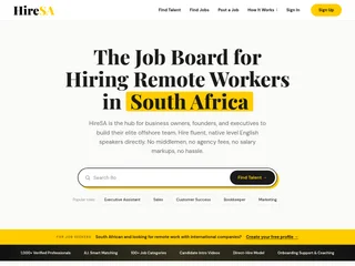HireSA screenshot preview