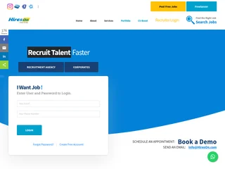 HiresOn screenshot preview
