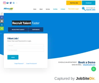 HiresOn platform preview HiresOn platform preview