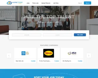 Hire Top Talent platform preview