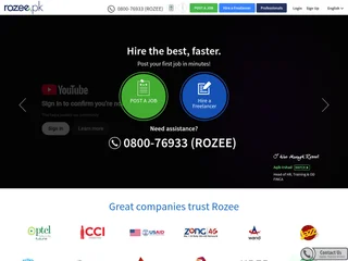 ROZEE.PK platform preview