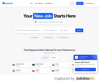 HiringJet platform preview