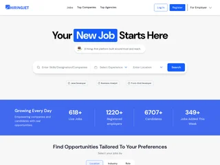 HiringJet screenshot preview
