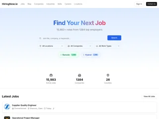 HiringNow.ie platform preview HiringNow.ie platform preview