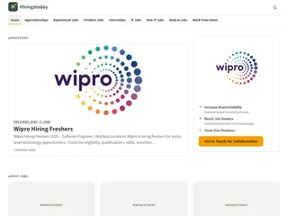 Hiringstoday platform preview