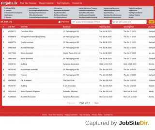 hitjob.lk platform preview