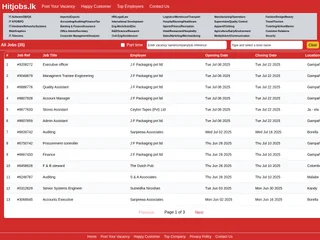 hitjobs.lk screenshot preview hitjobs.lk screenshot preview