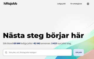 Hittajobb.se screenshot preview