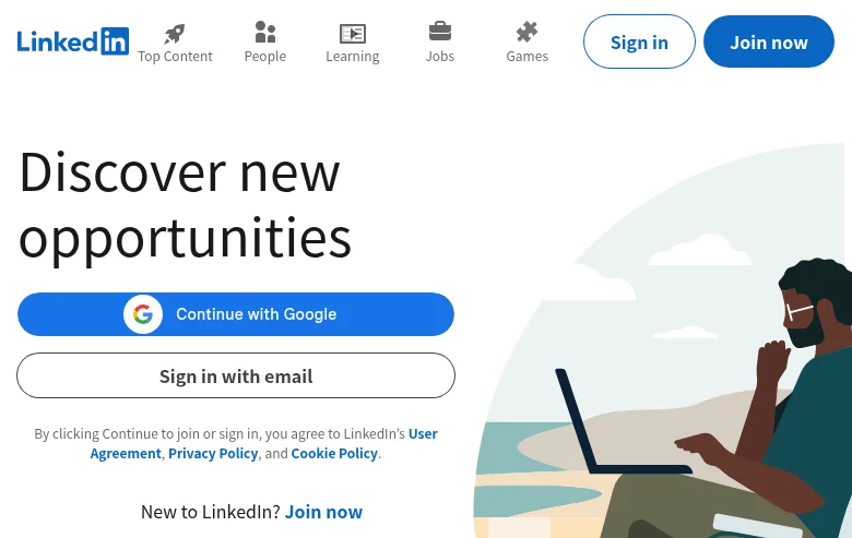 LinkedIn screenshot LinkedIn job board platform screenshot showing job search interface