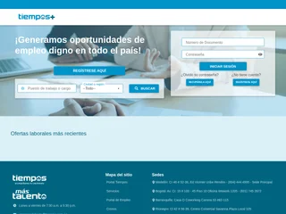 Tiempos SAS | Portal de Empleo screenshot preview