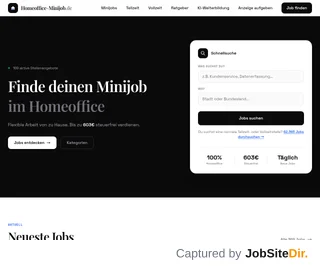 Homeoffice-Minijob.de platform preview