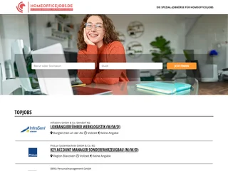 HomeOfficeJobs.de platform preview