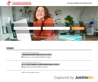 HomeOfficeJobs.de platform preview