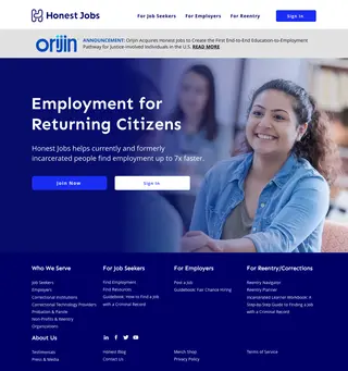 Honest Jobs platform preview