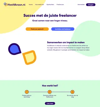 Hoofdkraan.nl platform preview