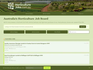 HorticultureJobs.com.au screenshot preview HorticultureJobs.com.au screenshot preview
