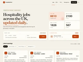 HospitalityHired screenshot preview