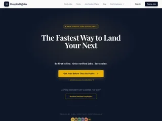 HospitalityJobs platform preview