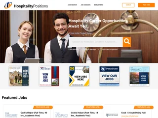 HospitalityPositions.com screenshot preview