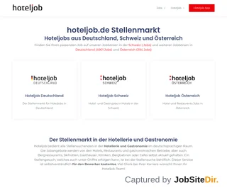 hoteljob.de platform preview