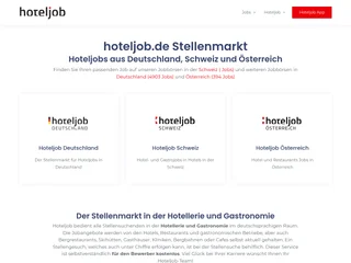 hoteljob.de screenshot preview hoteljob.de screenshot preview